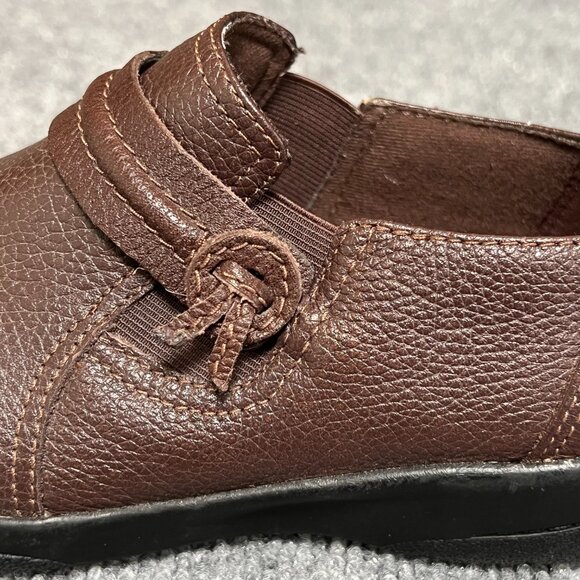 Clarks Cheyn Madi Flats‎ Brown Leather Women Size 6 - Picture 7 of 14